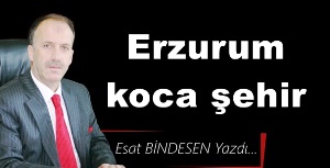 Gazeteci Yazar Esat Bindesen'in kaleminden: 'Erzurum koca şehir'