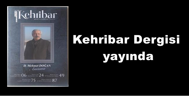 Kehribar Dergisi yayında