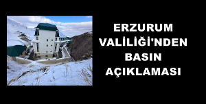 Erzurum Valiliği basın açıklaması yaptı...