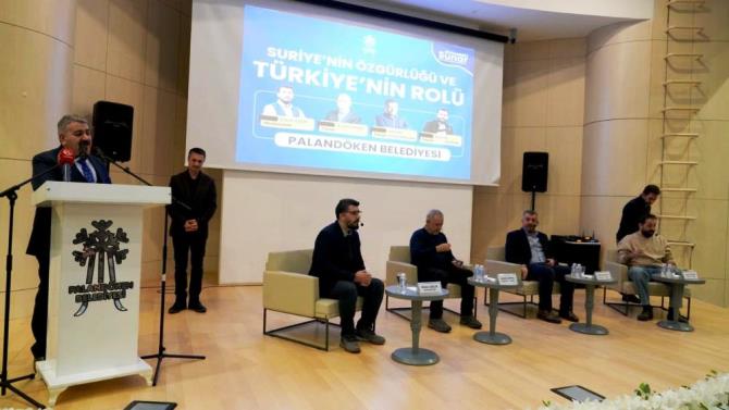 Palandöken Belediyesi’nden "Suriye’nin Özgürlüğü ve Türkiye’nin Rolü" paneli