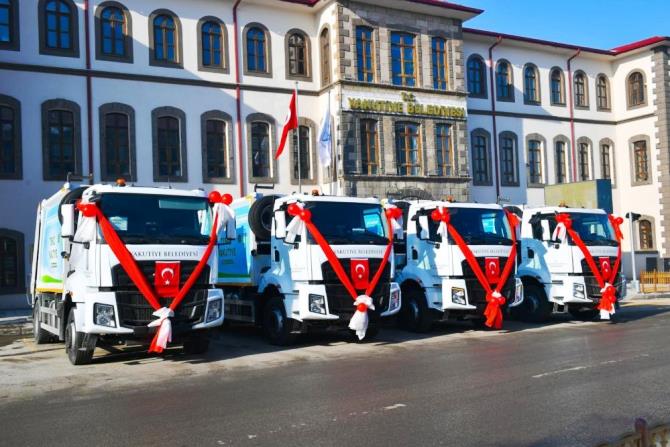 Yakutiye Belediyesi araç filosunu genişletti