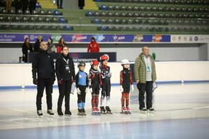 Erzurum'da short track yarışları başladı