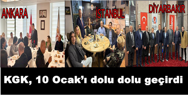 KGK, 10 Ocak’ı dolu dolu geçirdi