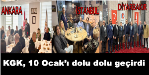 KGK, 10 Ocak’ı dolu dolu geçirdi