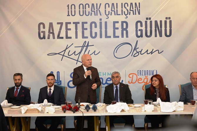 Başkan Sekmen: “Erzurum medyası bizim kılavuzumuz”