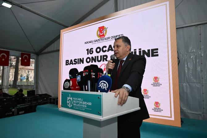 KGK, İzmit’de Basın Onur Günü’nü kutladı