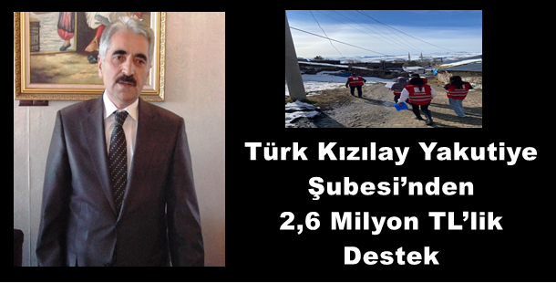 Türk Kızılay Yakutiye Şubesi’nden 2,6 Milyon TL’lik Destek