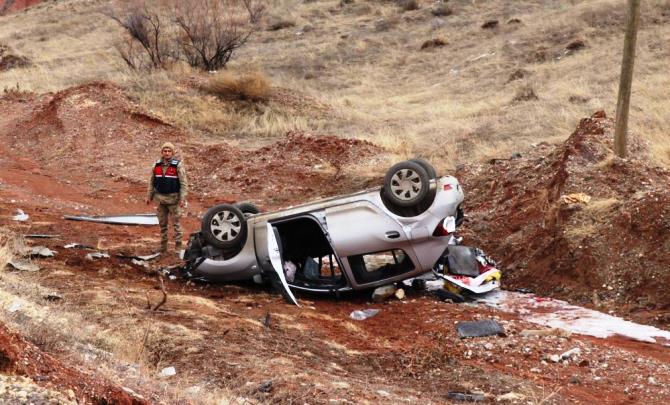 Erzurum'da trafik kazası: 2 yaralı