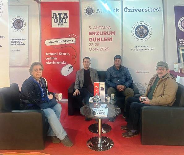 Antalya Erzurum Günlerinde Atatürk Üniversitesi standına yoğun ilgi