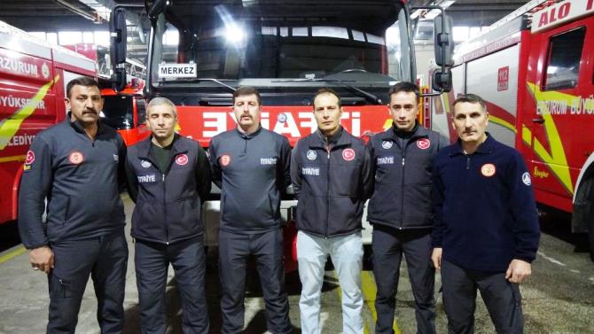 Erzurum İtfaiyesi personeli 6 Şubat'ı anlattı