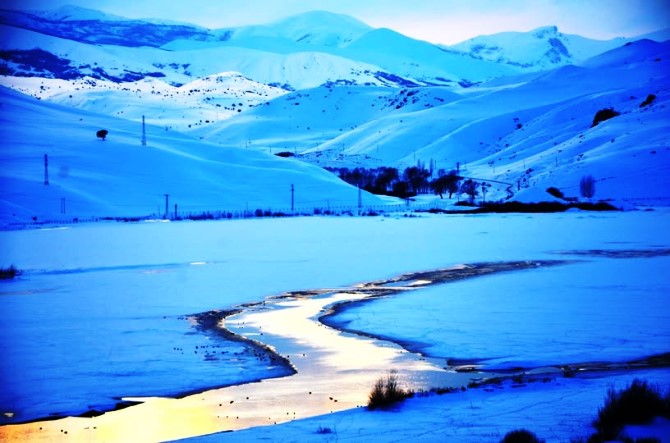 Soğuk rekoru yine Erzurum ‘da