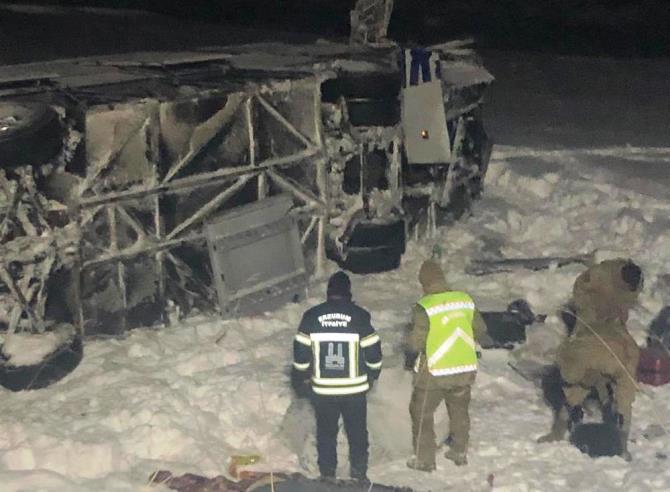 Erzurum’da trafik kazası: 38 yaralı