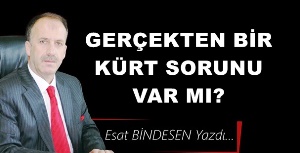 Gazeteci Yazar Esat Bindesen'in kaleminden:'Gerçekten bir Kürt sorunu var mı?'