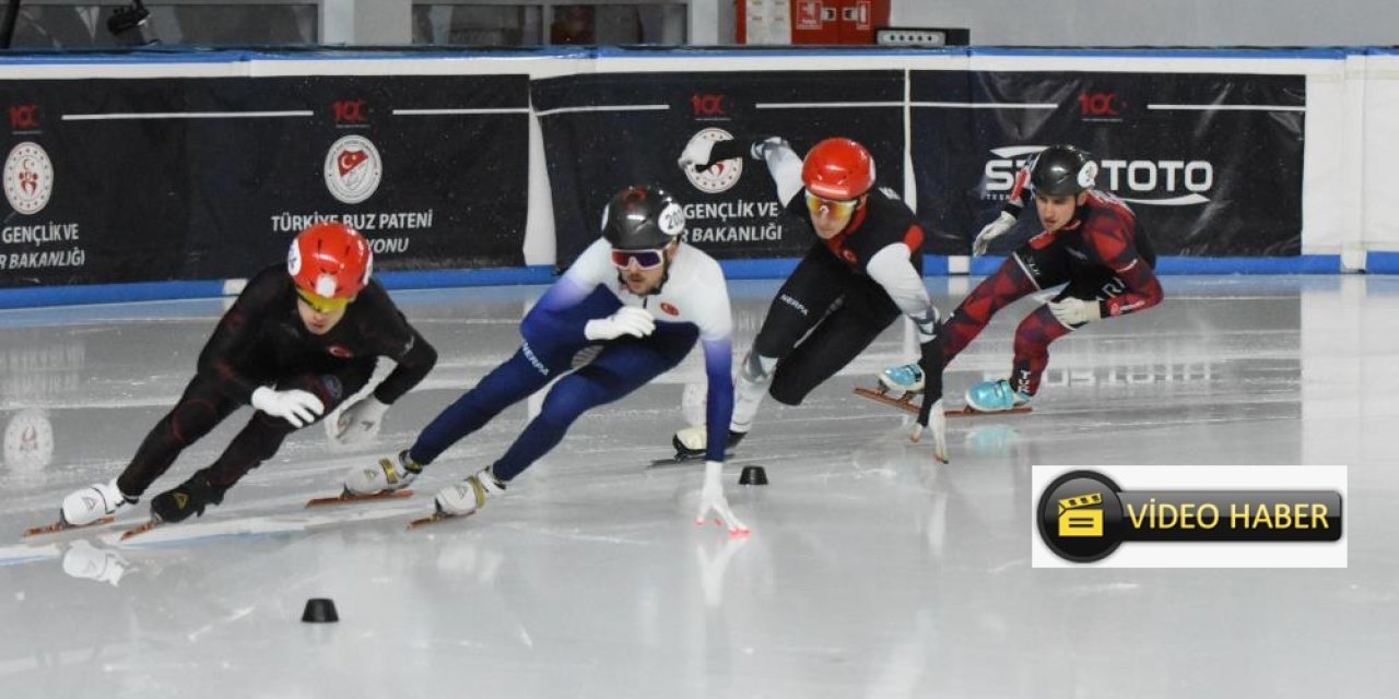 Short Track Türkiye Şampiyonası Erzurum’da başladı