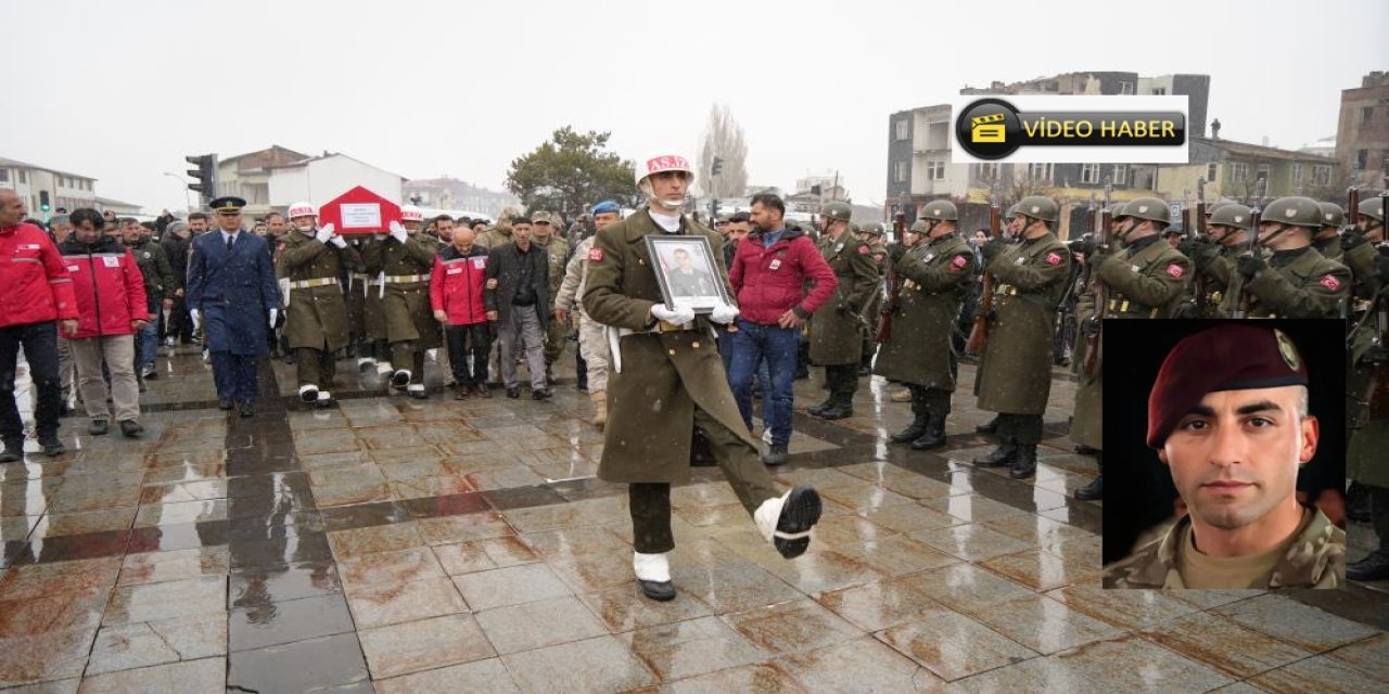Erzurum şehidini uğurladı