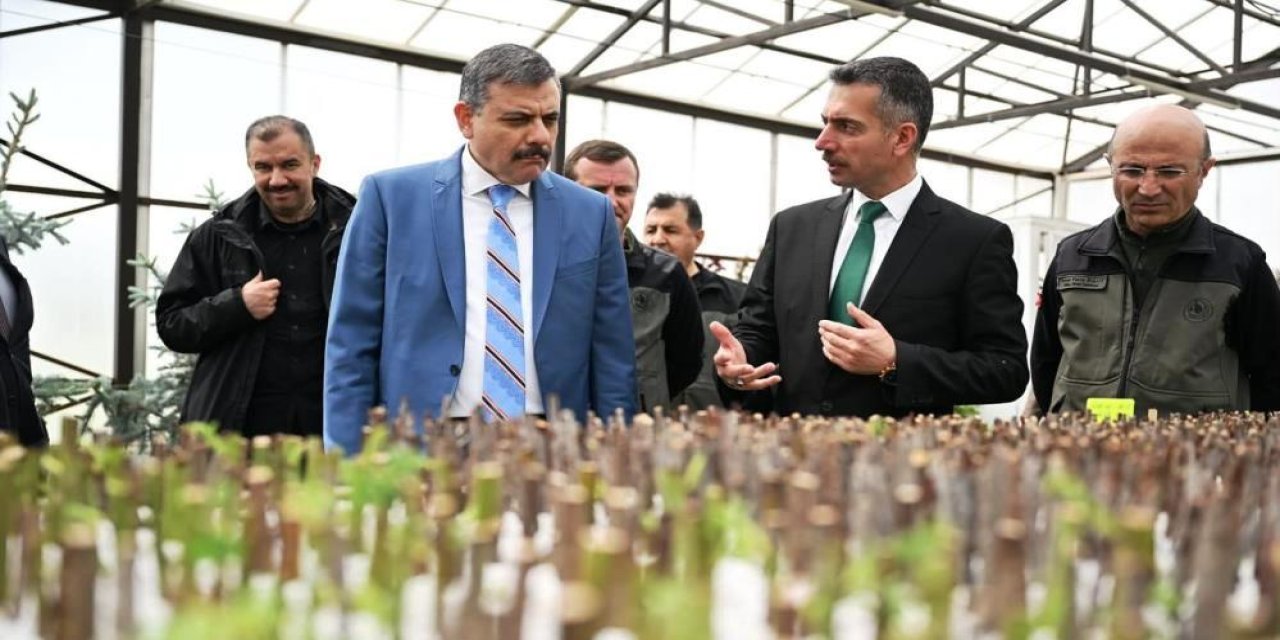 Vali Çiftçi, Orman Bölge Müdürlüğünü ziyaret eti