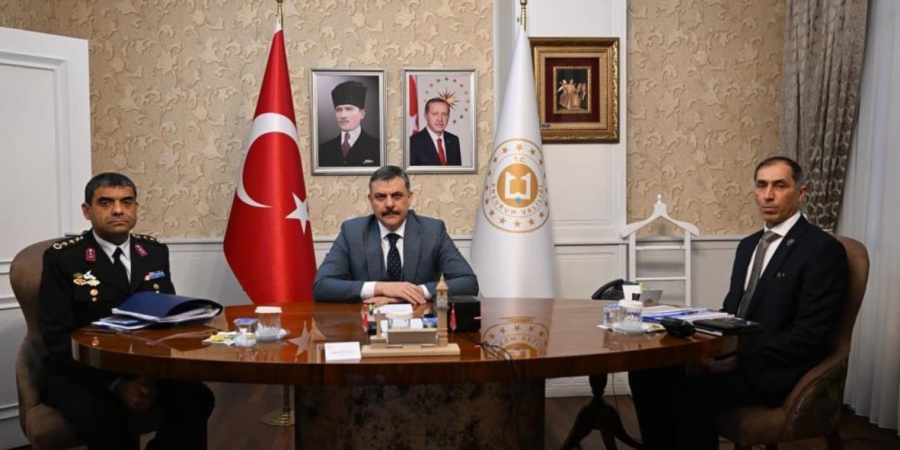 VKS ile toplantıya katıldılar