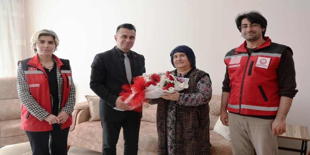 Anneler Günü’nde şehit ailelerine anlamlı ziyaret
