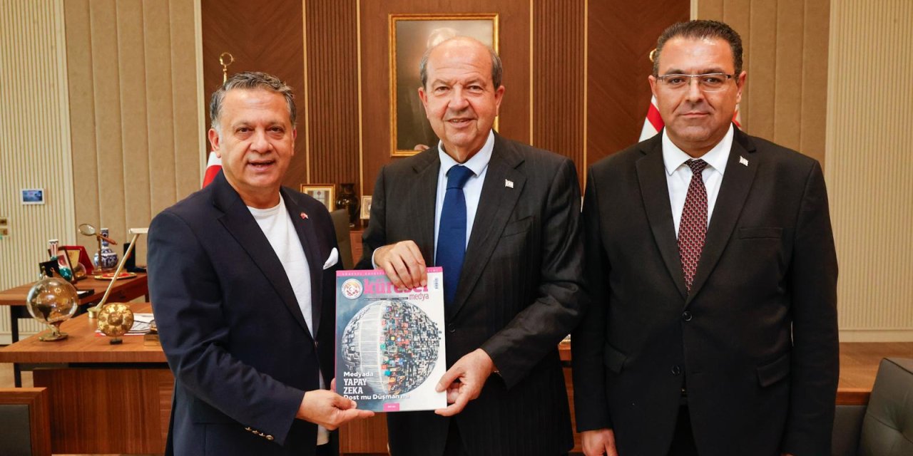 KKTC CB Ersin Tatar’a Dim’den hayırlı olsun ziyareti