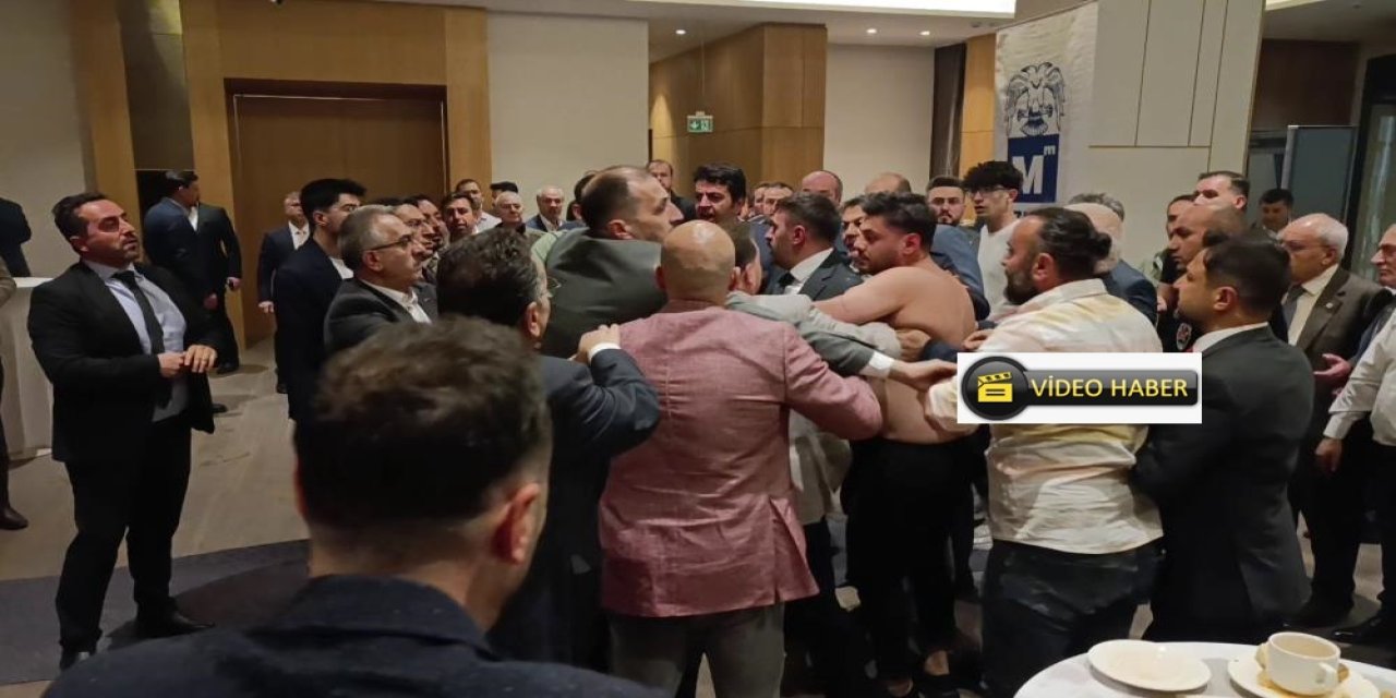 Erzurum'daki seçimde yumruklu kavga