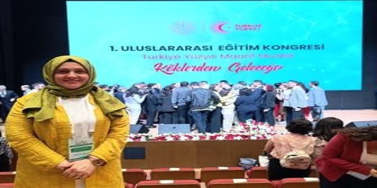 Uluslararası eğitim kongresinde temsil edildi