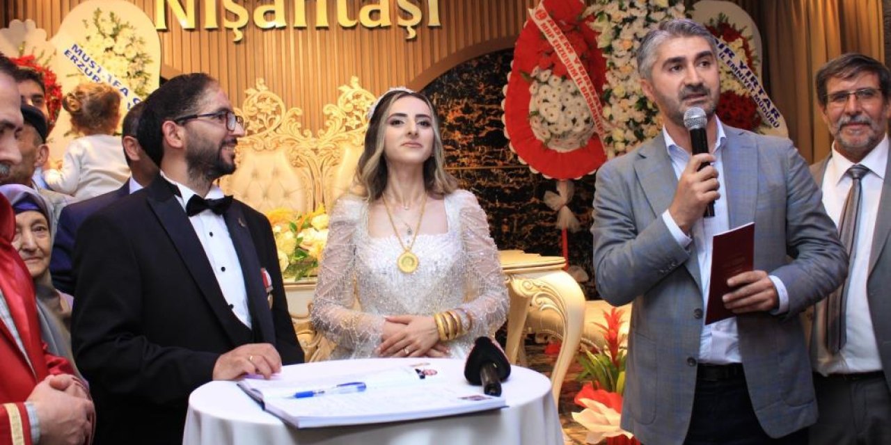 2025 aile yılında anlamlı nikah: Gazilik onuru ve sadakatin buluşması