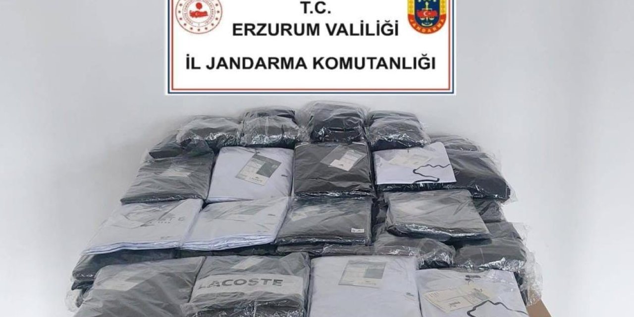 Erzurum’da kaçakçılara operasyon