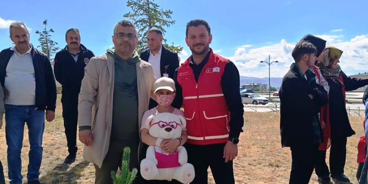 Tuana'nın fidan hayali gerçek oldu