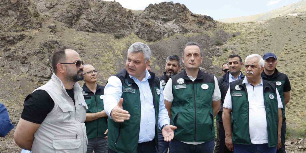 Söylemez Barajı şantiyesine üst düzey ziyaret