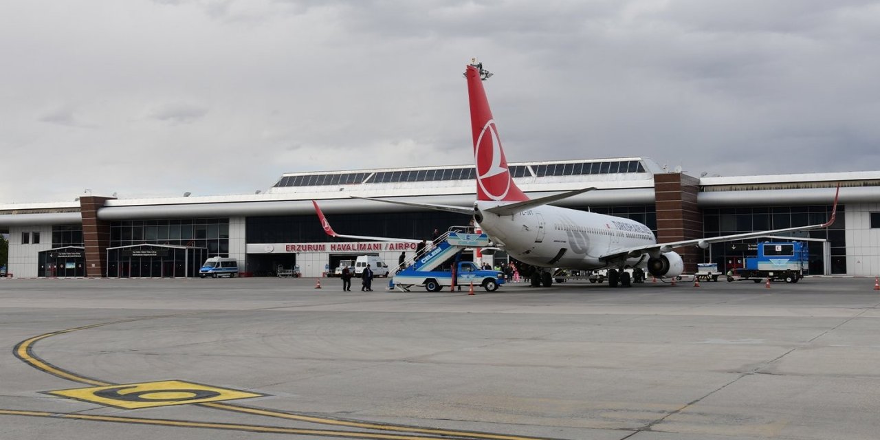 Erzurum’dan Gökyüzüne 600 Bin Yolcu