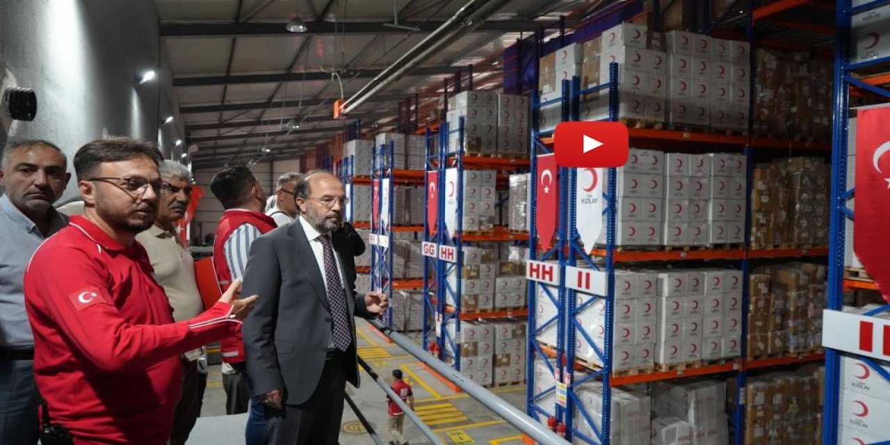 Binlerce ton gıda Gazze için hazır edild