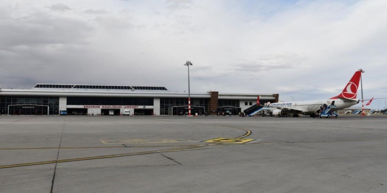 Erzurum'da yedi ayda 713 bin 697 kişi uçtu