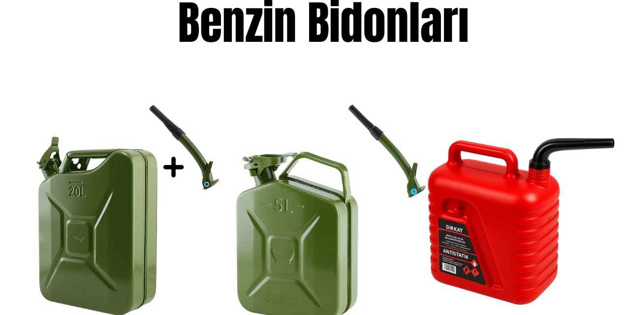 Benzin Saklama İçin Güvenli Bidon Seçenekleri Badem10’da