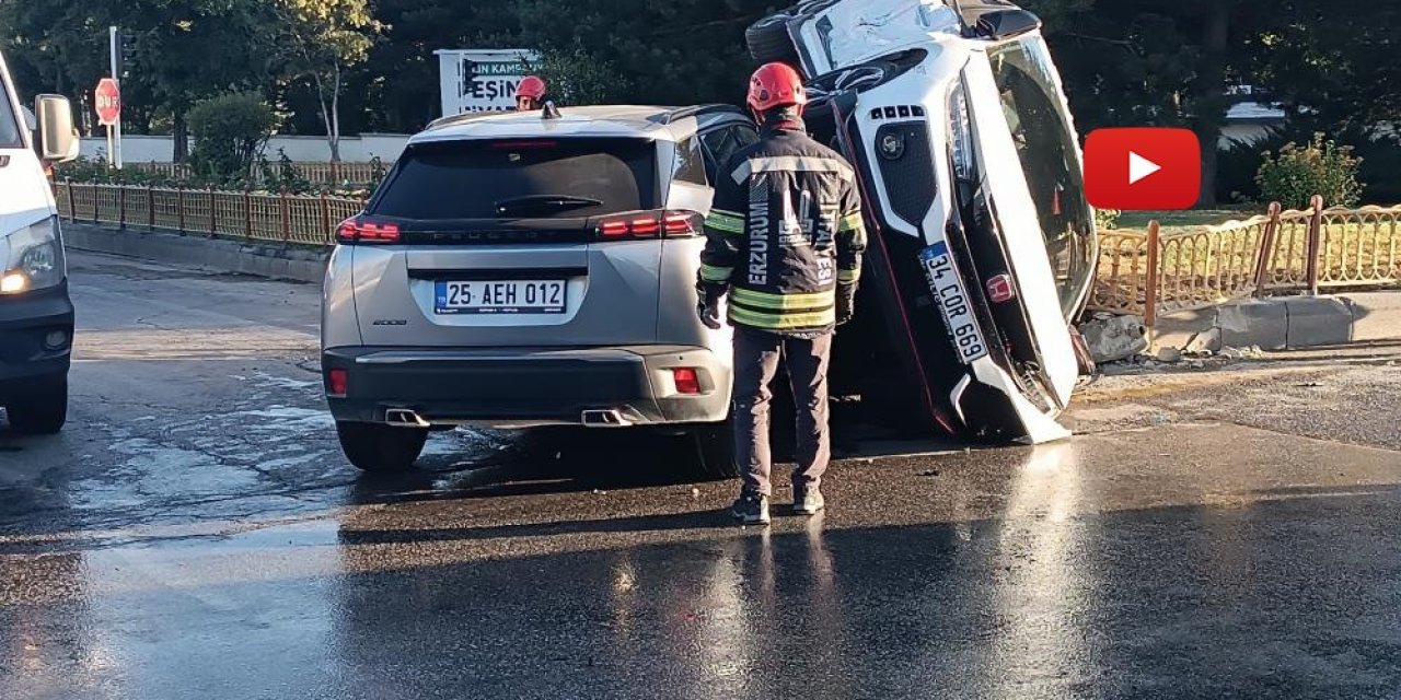 Erzurum'da trafik kazaları