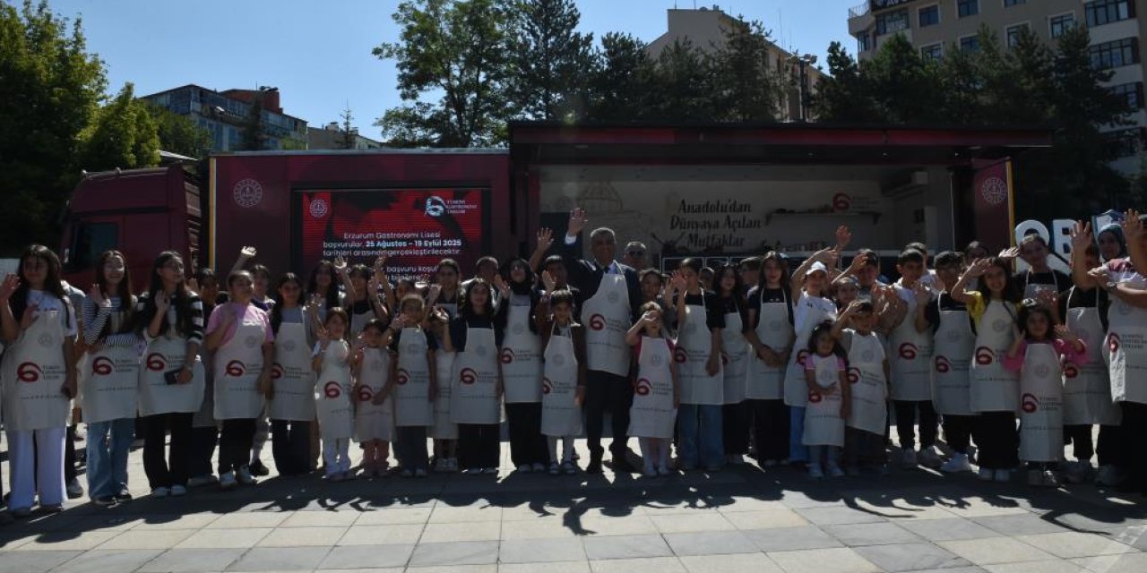 Erzurum’da Türkiye Gastronomi Liseleri tanıtım programı gerçekleştirildi