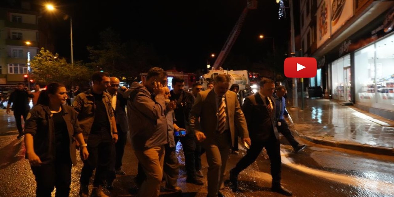 Erzurum Valisi Mustafa Çiftçi'den yangınla ilgili açıklama