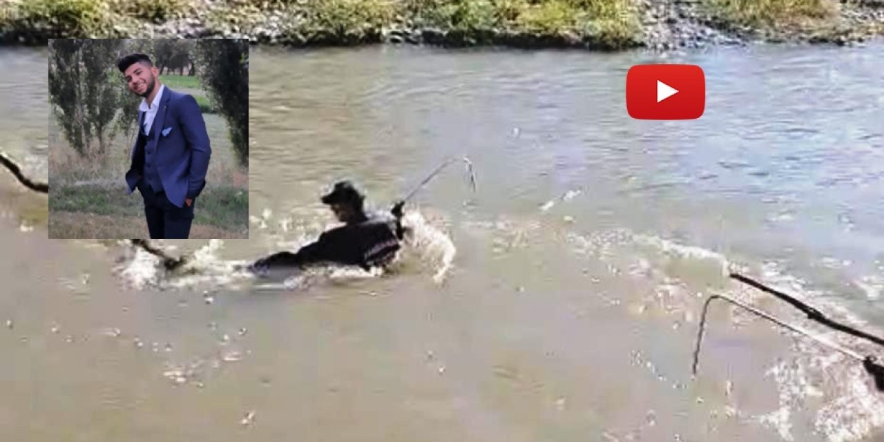 Karasu nehrine kapılan yolcuyu arama çalışmalarına devam ediliyor