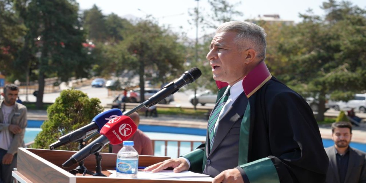 Adli yıl açılışında hukukun üstünlüğü vurgusu