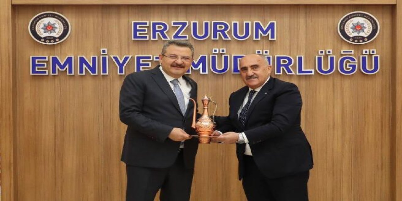 Erzurum Kent Konseyi'nden Emniyet Müdürü Yırt’a Veda Ziyareti…