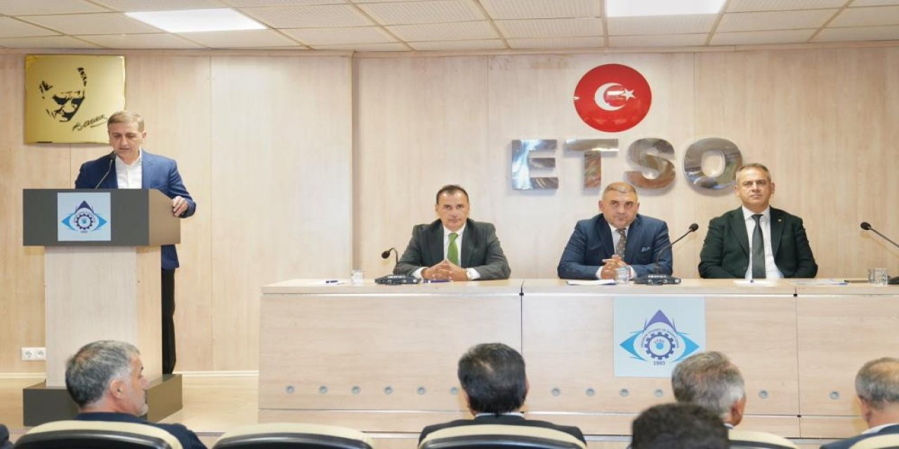 ETSO Meclisi yoğun gündemle toplandı