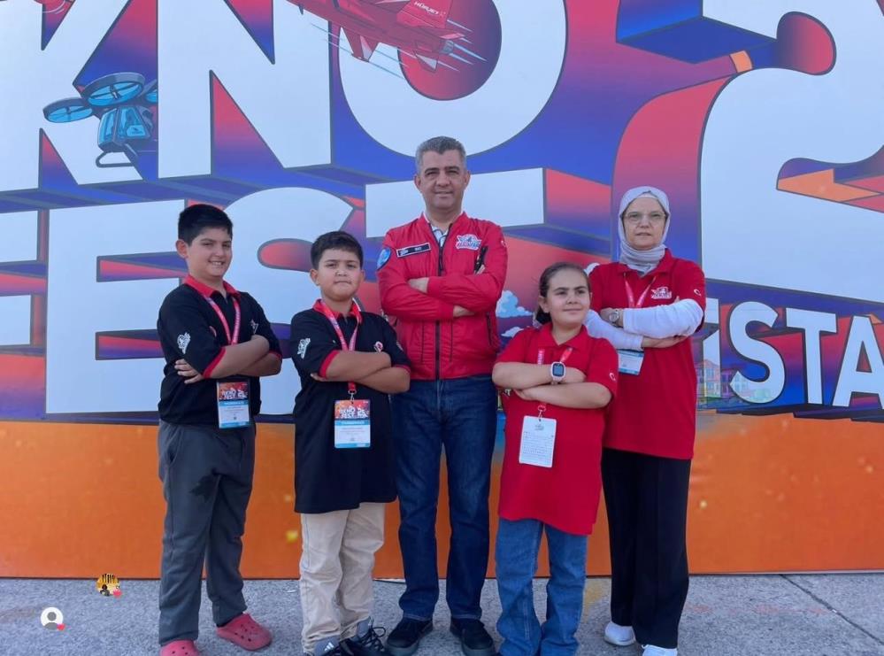 Tatbikat İlkokulu öğrencilerinin TEKNOFEST başarısı