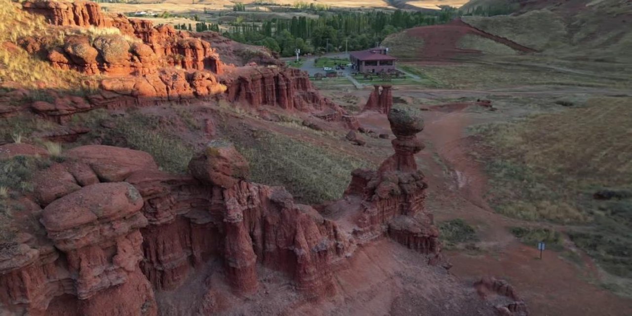 Narman Peri Bacaları görsel şölen oluşturuyor