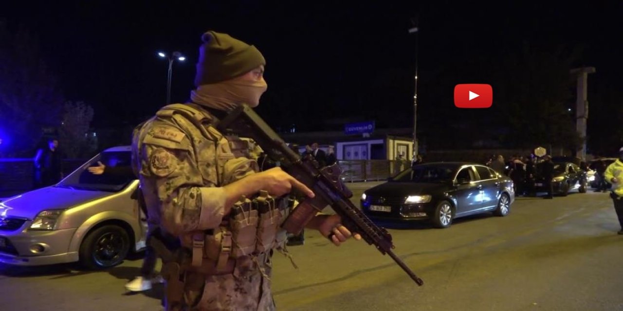 Erzurum’da 55 ekip ve 600 polisin katılımıyla uygulama yapıldı