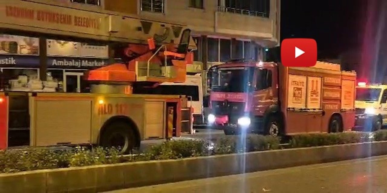 Ocakta unutulan yemek ekipleri alarma geçirdi