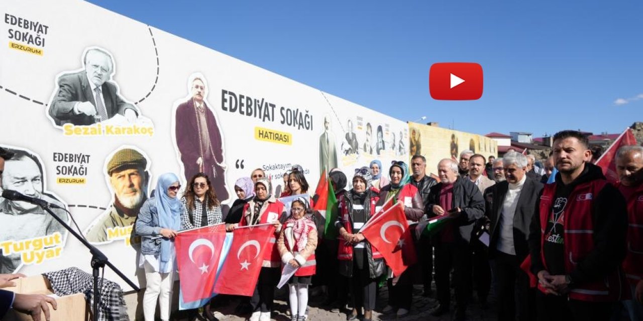 Edebiyat Sokağı'ndan Gazze şiirleriyle selam gönderildi