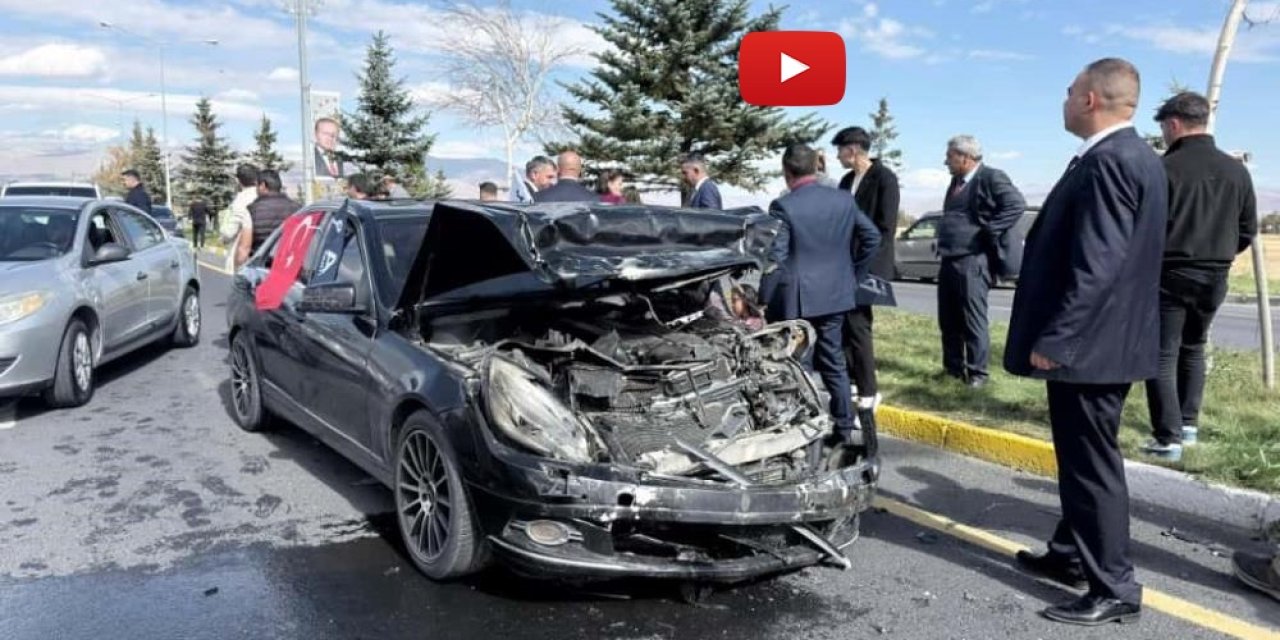 Anahtar Parti konvoyunda trafik kazası