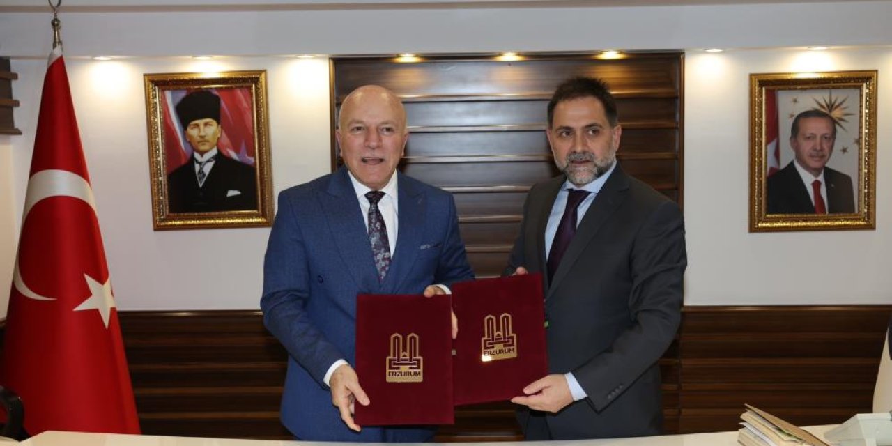 Büyükşehir ve Yakutiye'den iş birliği protokolü