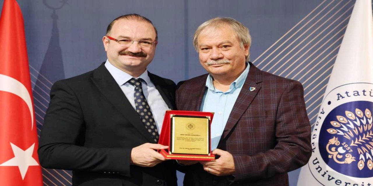 Atatürk Üniversitesinde kurumsal vefa ve hizmet ödülleri ile emek ve vefaya vurgu