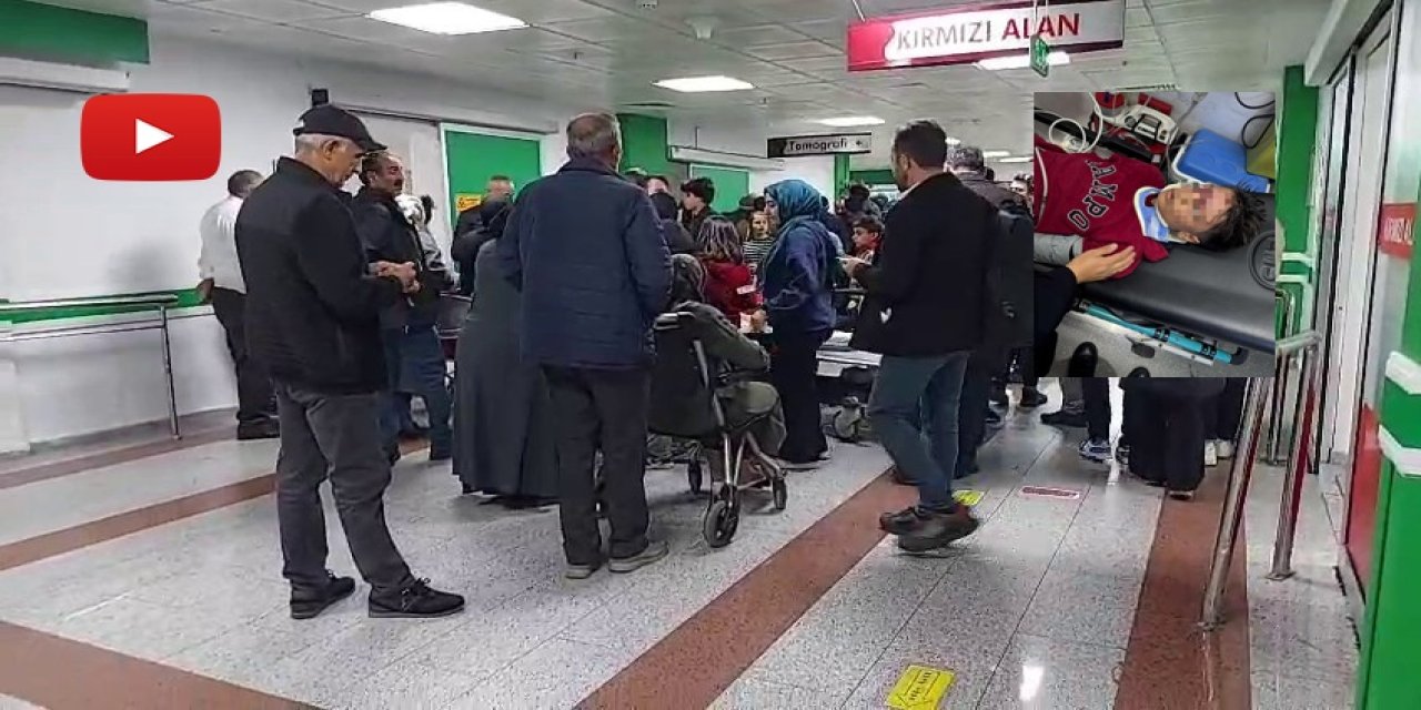 Erzurum'da okul çıkışı merdivenlerde izdiham: 23 öğrenci yaralandı