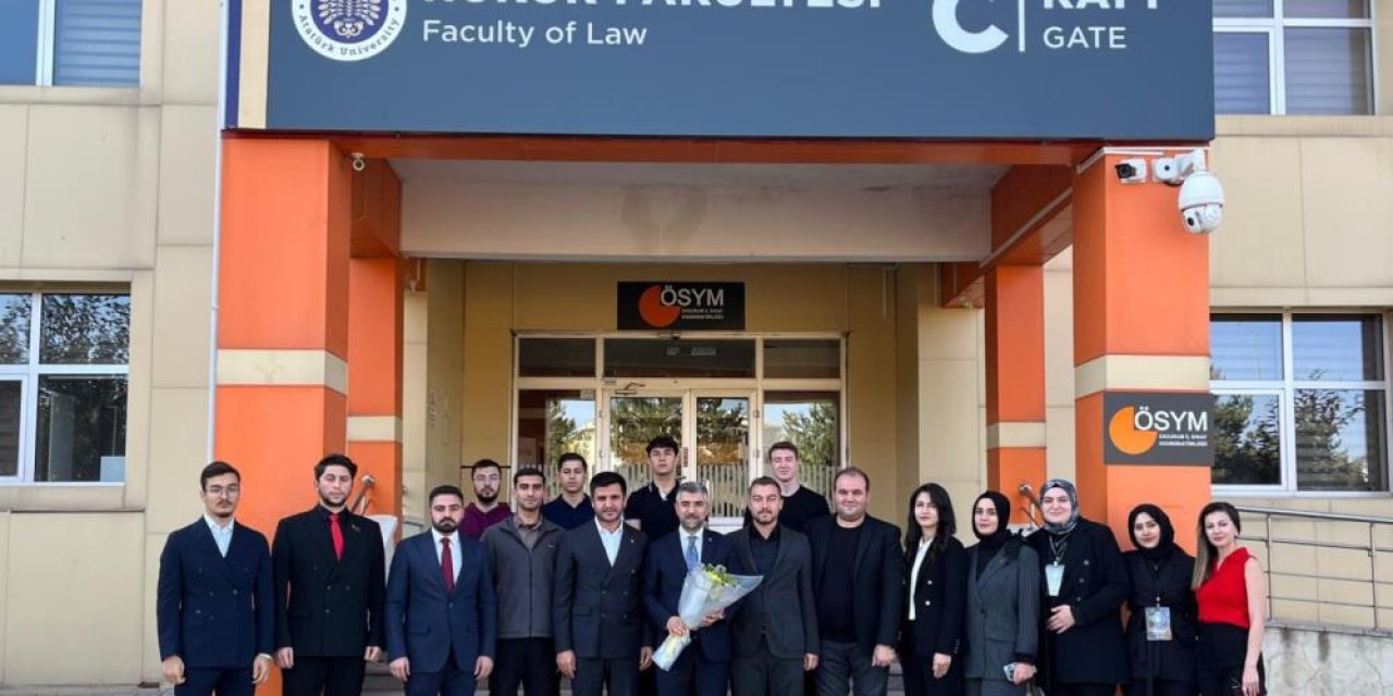 Atatürk Üniversitesi Hukuk Fakültesi öğrencileriyle buluştu
